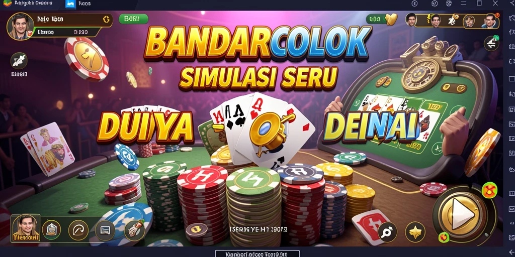 Screenshot utama BANDARCOLOK menunjukkan gameplay yang mendebarkan dan interaksi pemain.