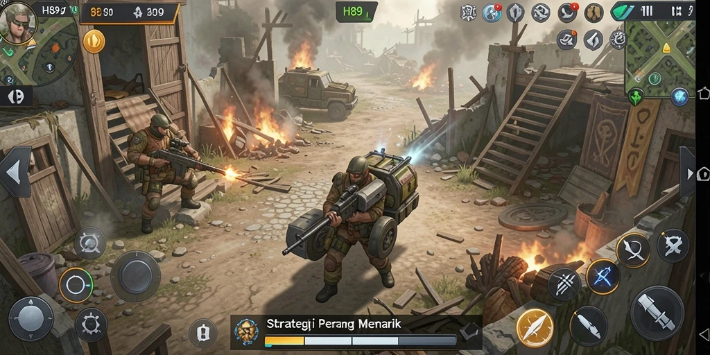 Tampilan gameplay H89 dengan strategi yang menegangkan.