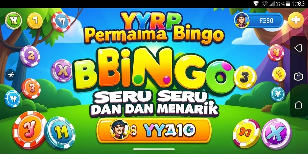 Tampilan gameplay Bingo di YYRR yang seru dan interaktif.